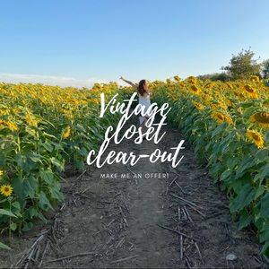 Vintage closet clear-out